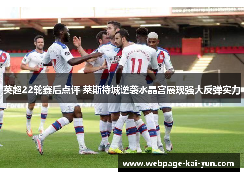 英超22轮赛后点评 莱斯特城逆袭水晶宫展现强大反弹实力 英超22轮赛后点评 莱斯特城逆袭水晶宫展现强大反弹实力