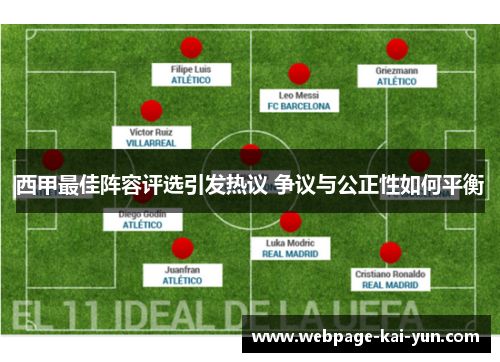 西甲最佳阵容评选引发热议 争议与公正性如何平衡